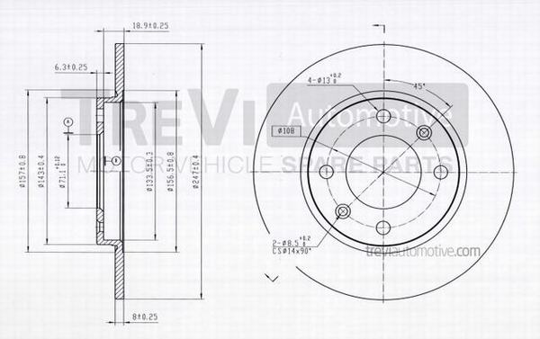 TREVI AUTOMOTIVE BD1061