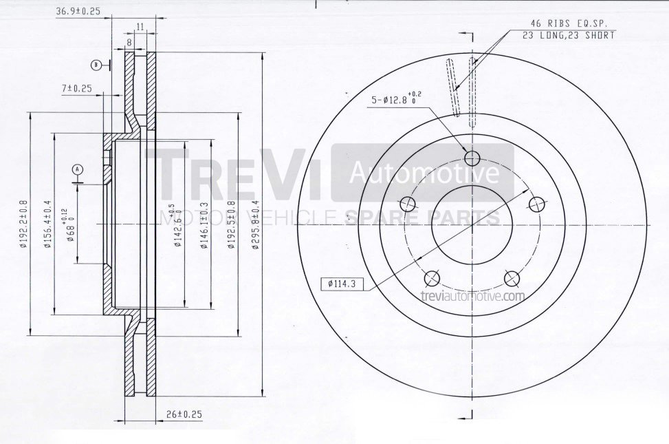 TREVI AUTOMOTIVE BD1233