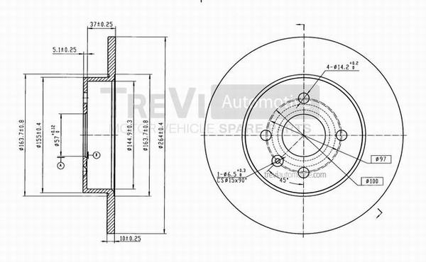 TREVI AUTOMOTIVE BD1065