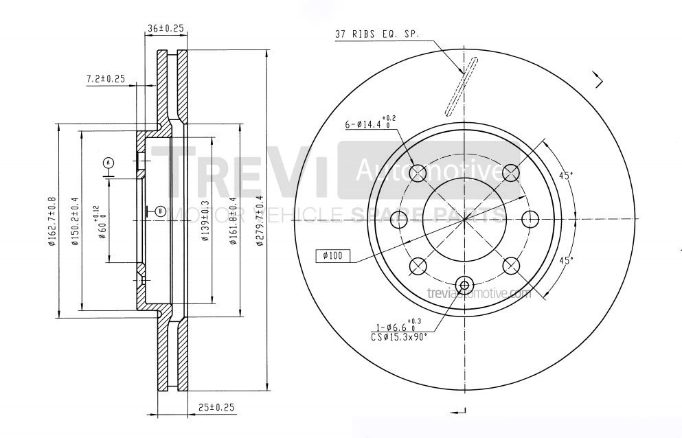 TREVI AUTOMOTIVE BD1170