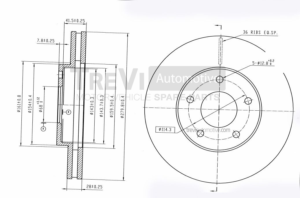 TREVI AUTOMOTIVE BD1179