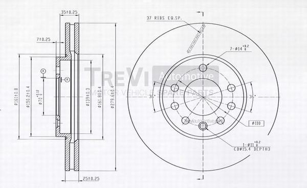 TREVI AUTOMOTIVE BD1123