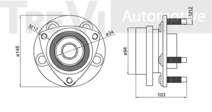 TREVI AUTOMOTIVE WB2258