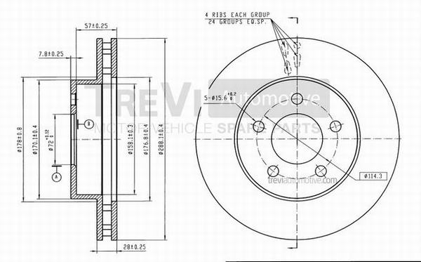 TREVI AUTOMOTIVE BD1154