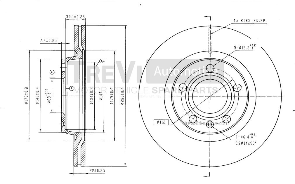 TREVI AUTOMOTIVE BD1119