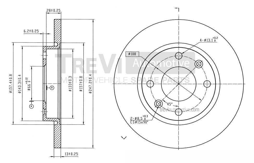 TREVI AUTOMOTIVE BD1062