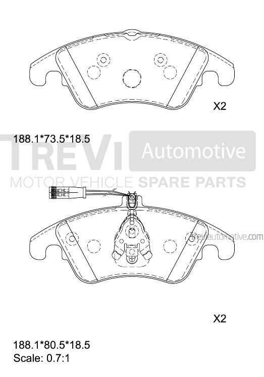 TREVI AUTOMOTIVE PF1338