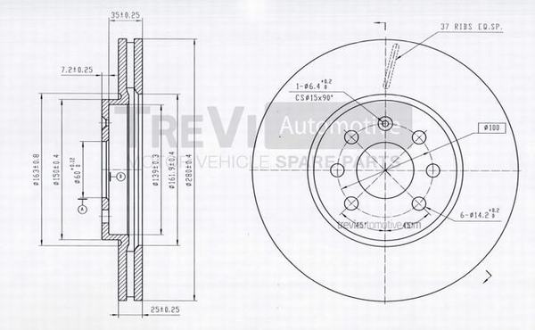 TREVI AUTOMOTIVE BD1169