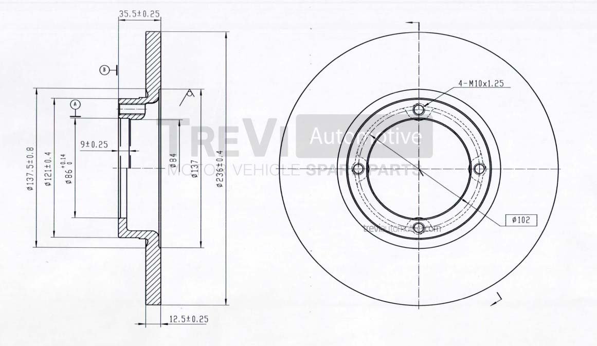 TREVI AUTOMOTIVE BD1036