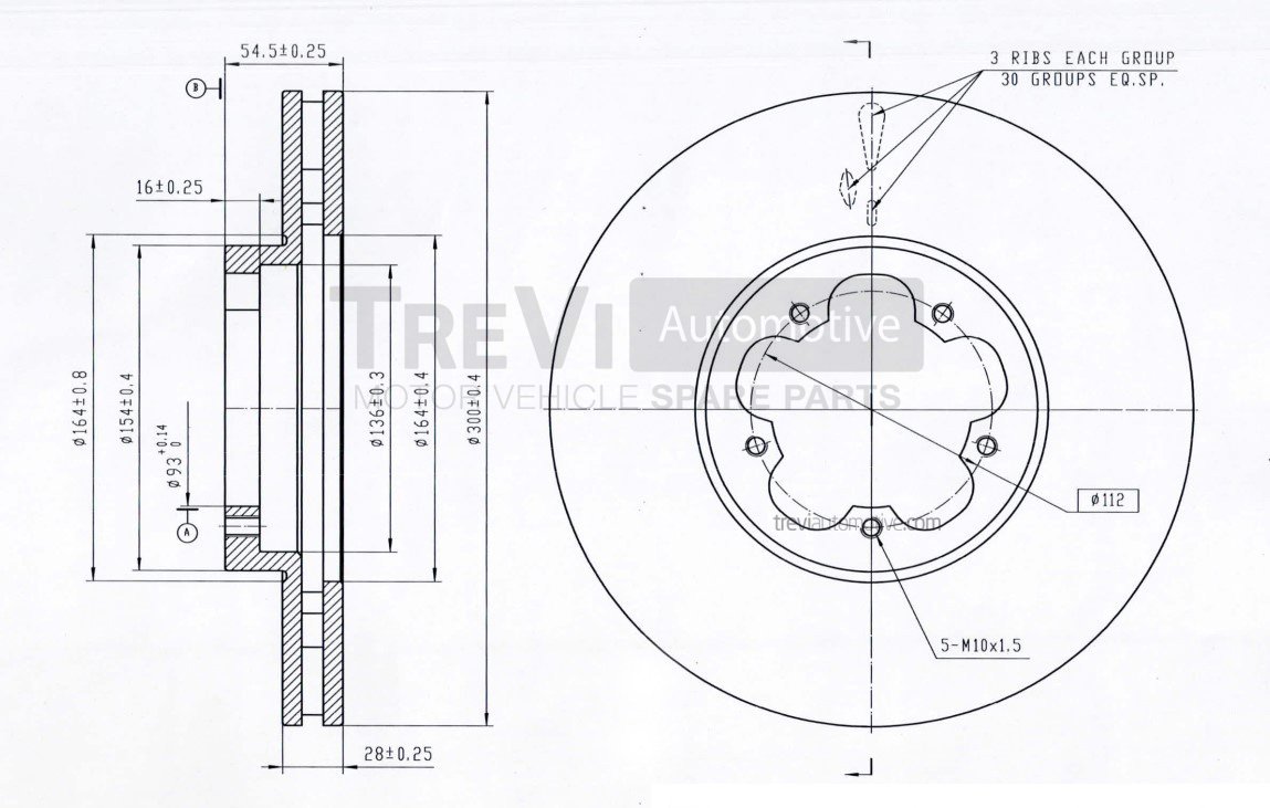 TREVI AUTOMOTIVE BD1229