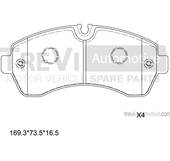 TREVI AUTOMOTIVE PF1643