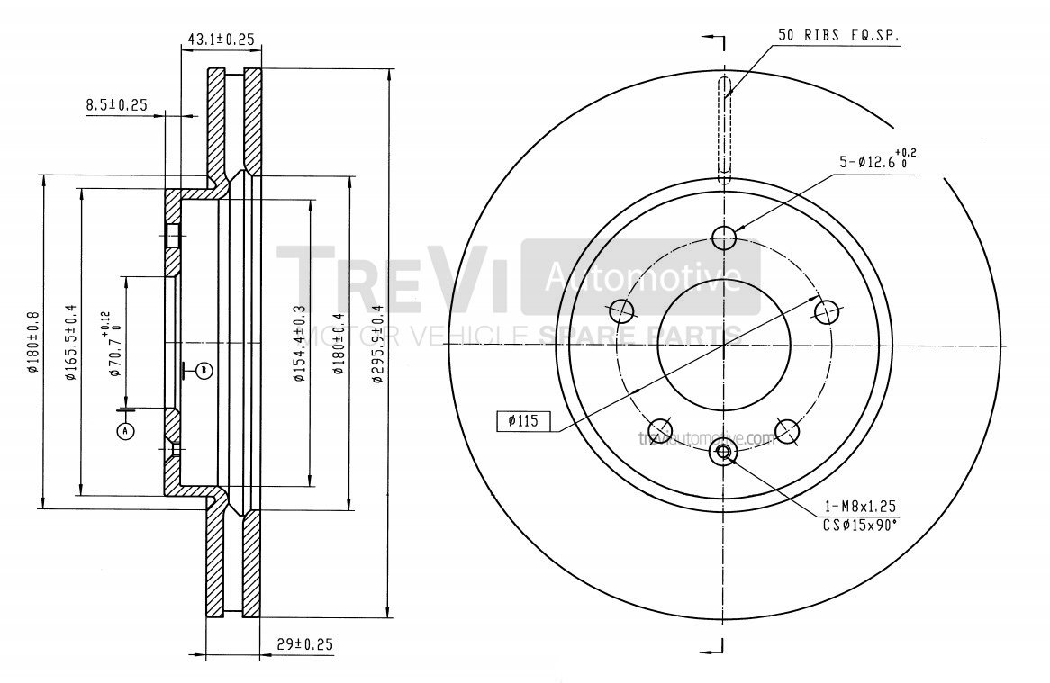 TREVI AUTOMOTIVE BD1232