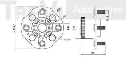 TREVI AUTOMOTIVE WB1567