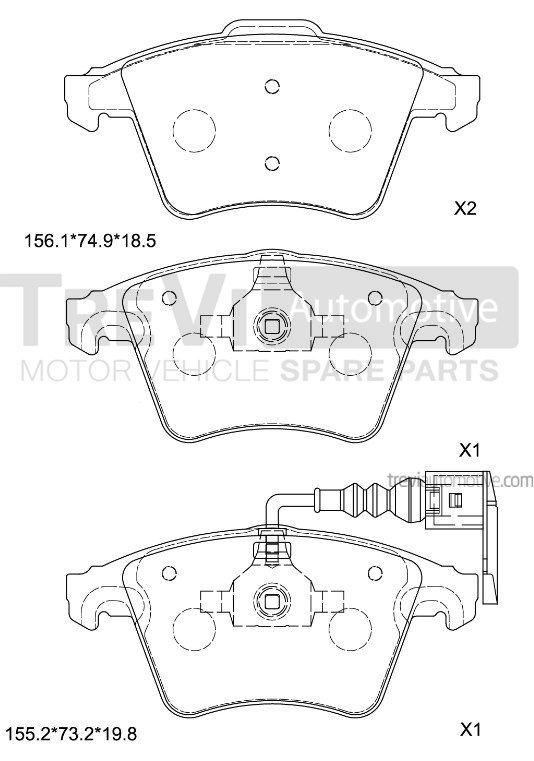 TREVI AUTOMOTIVE PF1637