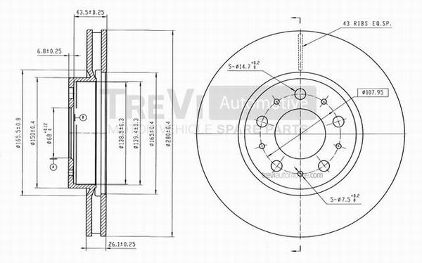 TREVI AUTOMOTIVE BD1101