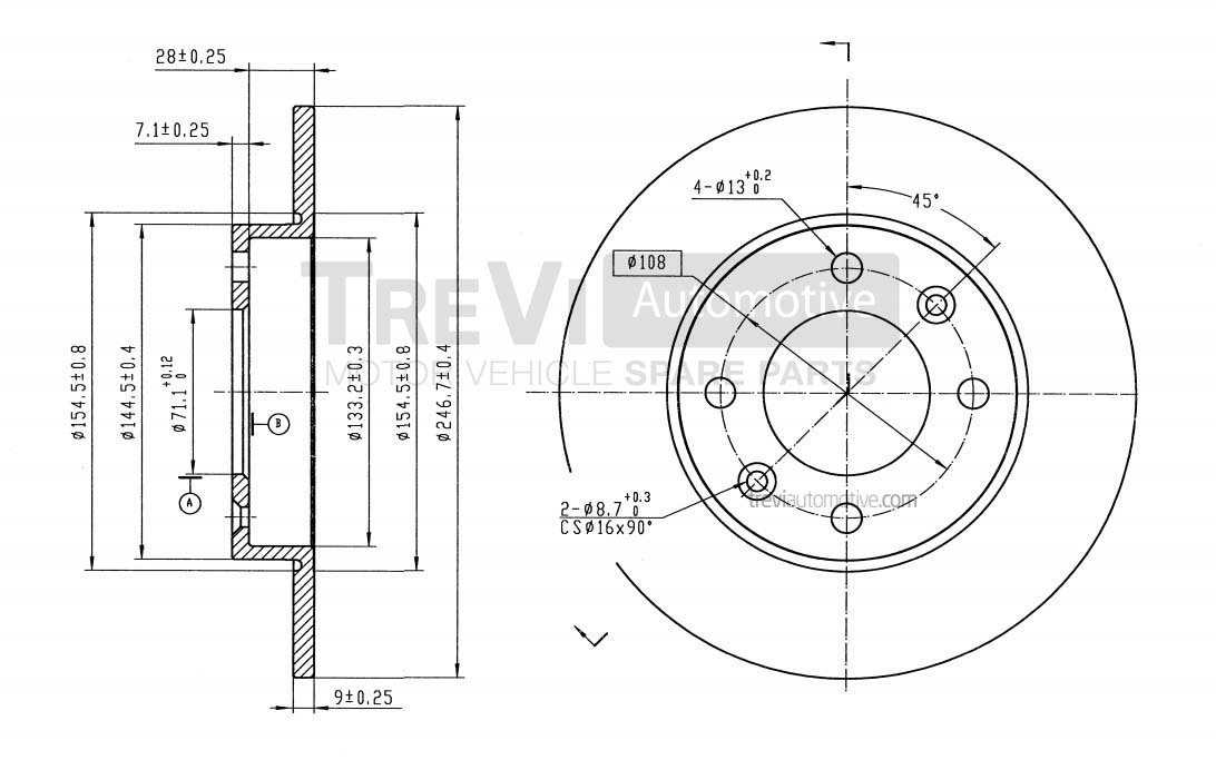 TREVI AUTOMOTIVE BD1063