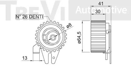 TREVI AUTOMOTIVE TD1744 TREVI AUTOMOTIVE TD1744