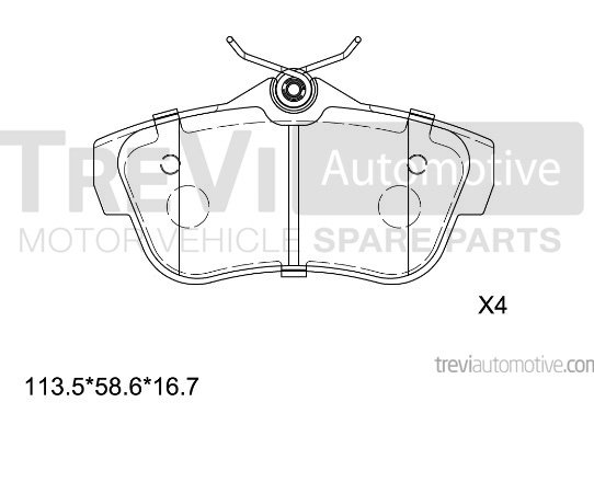 TREVI AUTOMOTIVE PF1642