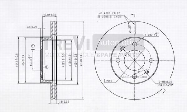 TREVI AUTOMOTIVE BD1186