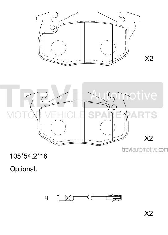 TREVI AUTOMOTIVE PF1476