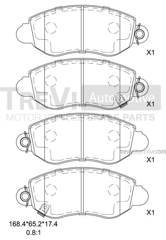 TREVI AUTOMOTIVE PF1622