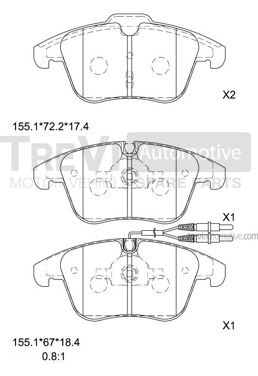 TREVI AUTOMOTIVE PF1499