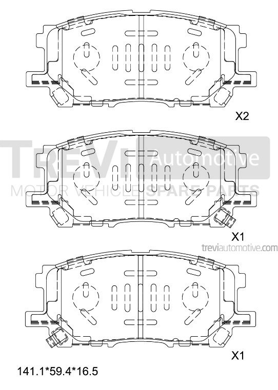 TREVI AUTOMOTIVE PF1236