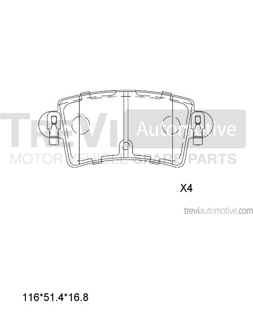 TREVI AUTOMOTIVE PF1626