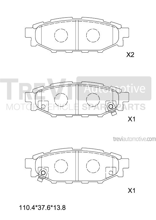 TREVI AUTOMOTIVE PF1322