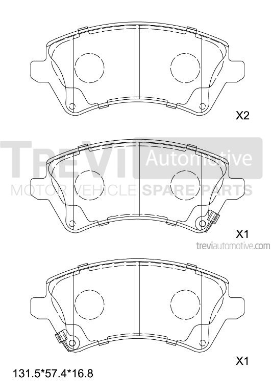 TREVI AUTOMOTIVE PF1172