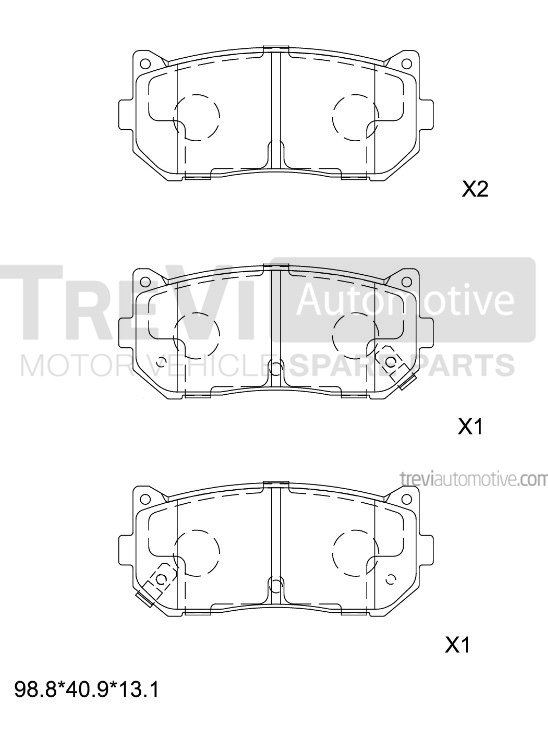 TREVI AUTOMOTIVE PF1169