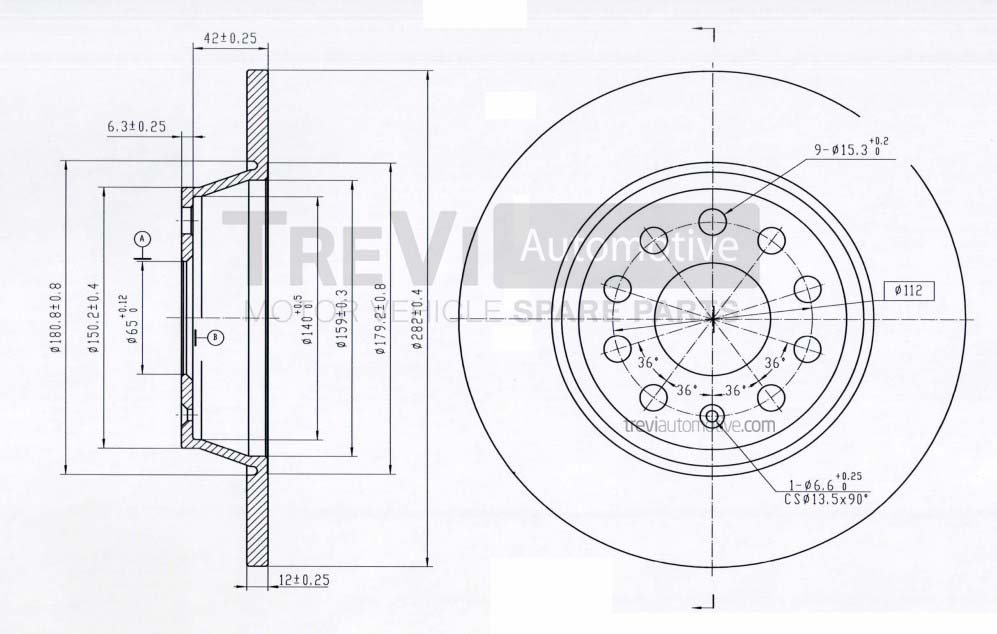 TREVI AUTOMOTIVE BD1073