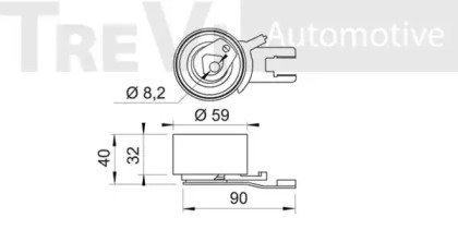 TREVI AUTOMOTIVE TD1412