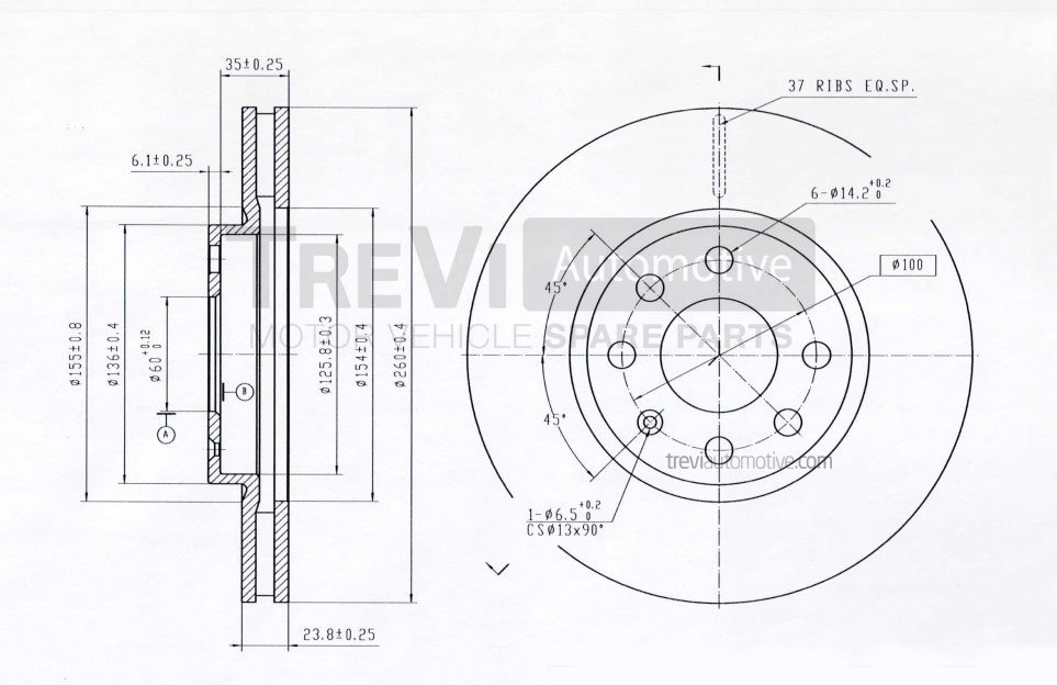 TREVI AUTOMOTIVE BD1141