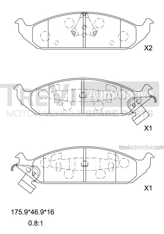 TREVI AUTOMOTIVE PF1045