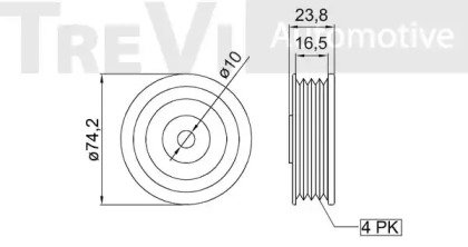 TREVI AUTOMOTIVE TA2087 TREVI AUTOMOTIVE TA2087