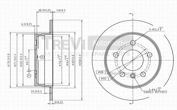 TREVI AUTOMOTIVE BD1059