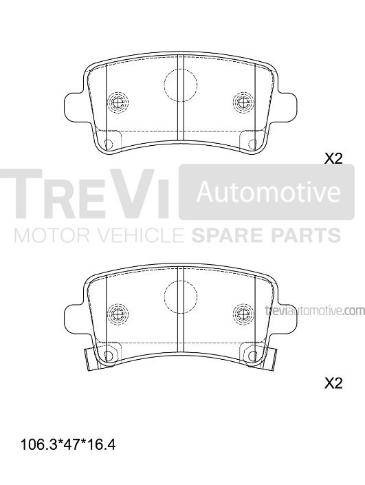 TREVI AUTOMOTIVE PF1438