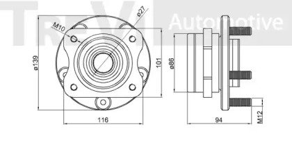 TREVI AUTOMOTIVE WB1360