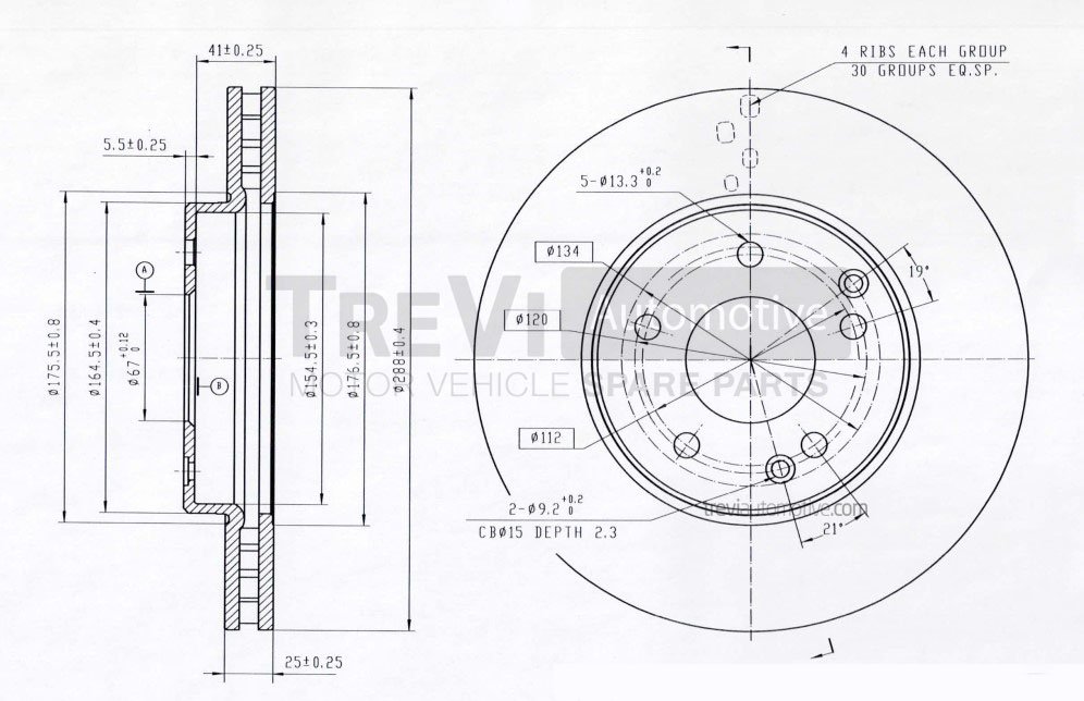 TREVI AUTOMOTIVE BD1139