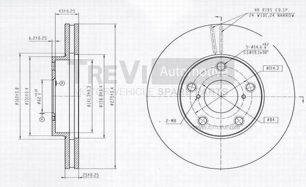 TREVI AUTOMOTIVE BD1174