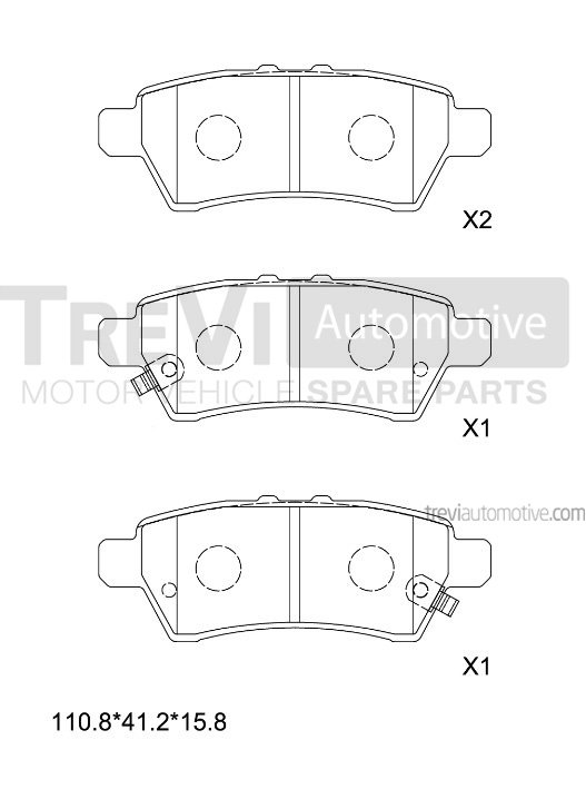 TREVI AUTOMOTIVE PF1296