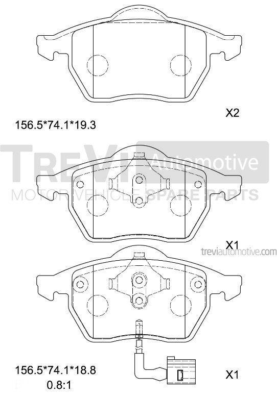 TREVI AUTOMOTIVE PF1014