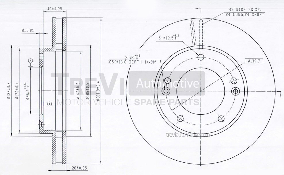 TREVI AUTOMOTIVE BD1188