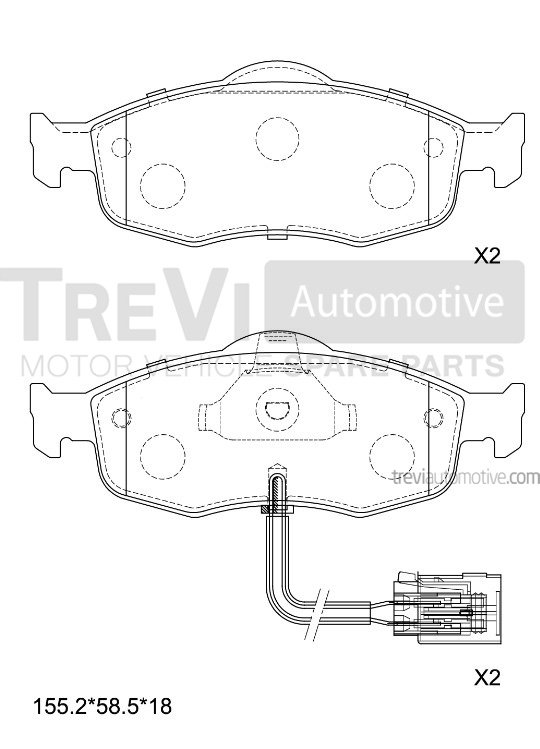 TREVI AUTOMOTIVE PF1576