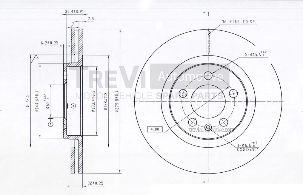 TREVI AUTOMOTIVE BD1117