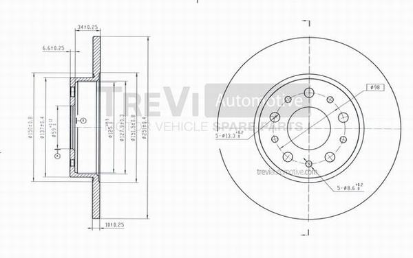 TREVI AUTOMOTIVE BD1085