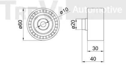 TREVI AUTOMOTIVE TD1621