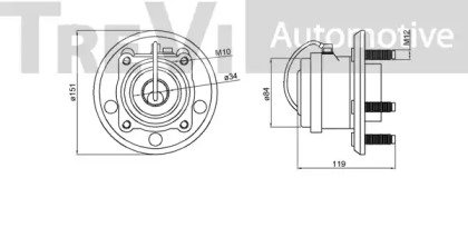 TREVI AUTOMOTIVE WB1110