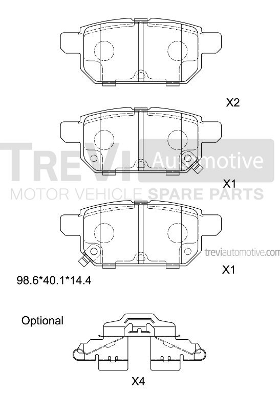 TREVI AUTOMOTIVE PF1486